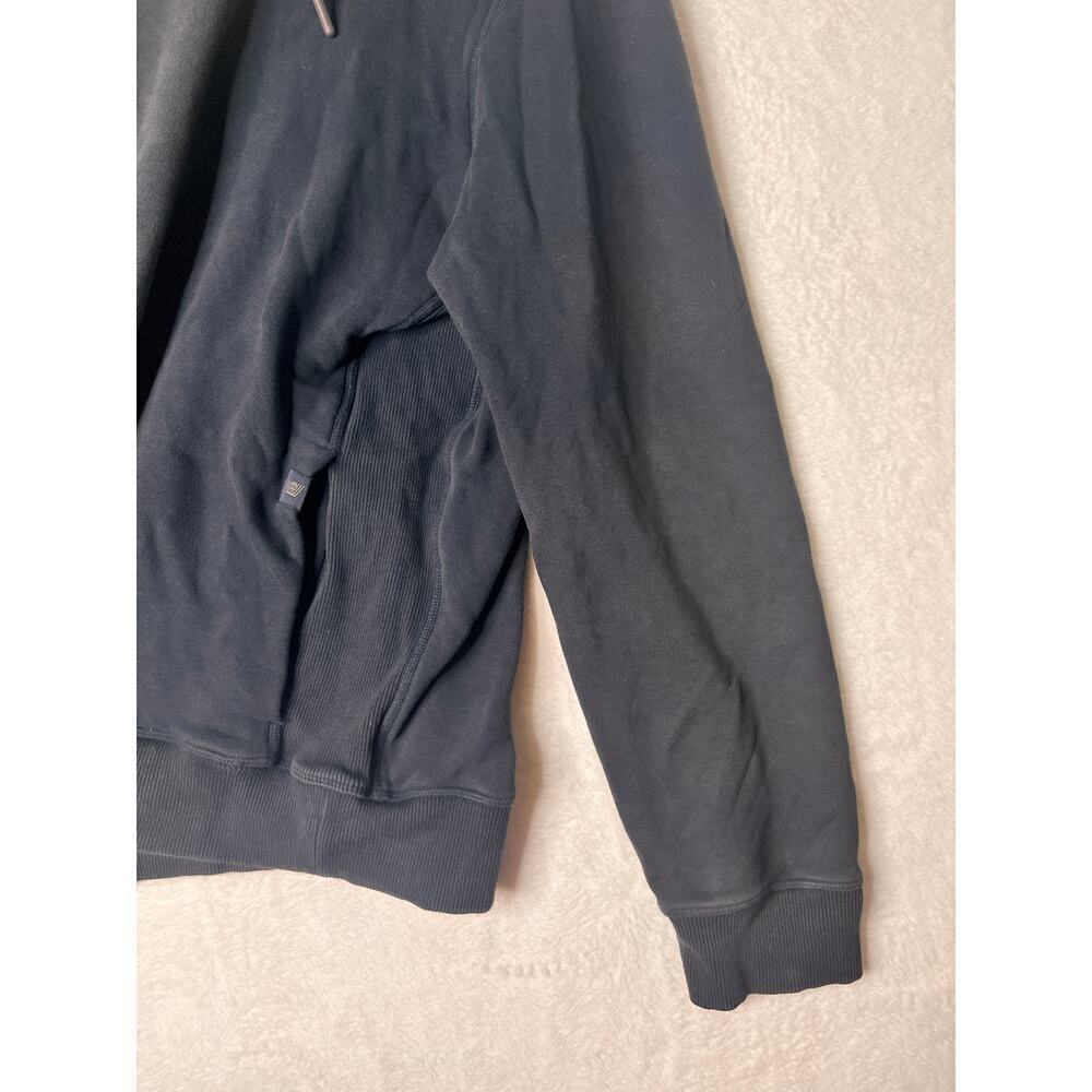 ACE Pullover Hooded French Terry Sweatshirt Navy Blue sz XL Lounge Preppy Basic - Picture 6 of 12
